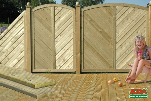 KDI Kiefer Terrassendielen-Set (27 x 145 mm, fein geriffelt & genutet)